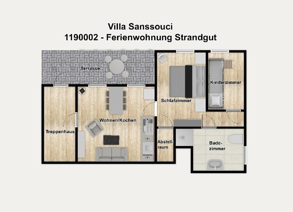 Sanssouci Strandgut * Ostseebad Binz